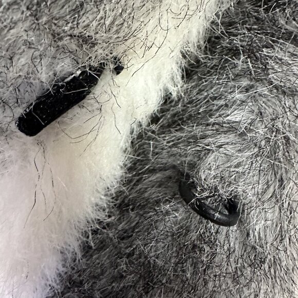 Vintage Olympia Limited Inc Womens Gray Black Faux Fur Coat Size L Made In USA - Picture 4 of 7